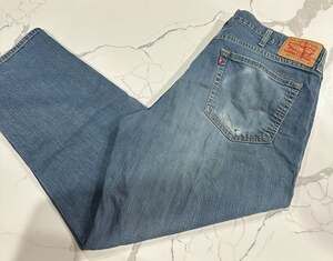 Levi's 541 Athletic Fit Jeans Size 44x30 Blue Wash Distressed Denim